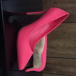 Only wore once! Hot pink high heals!